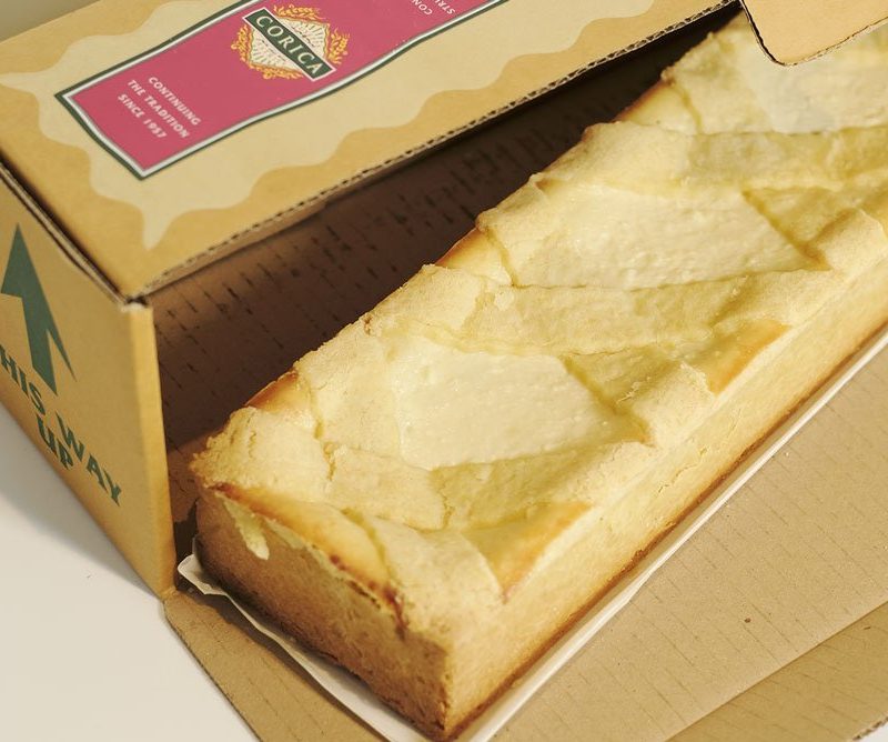 Baked Ricotta Cheesecake, from the Special Occasions range at Corica Pastries, Northbridge