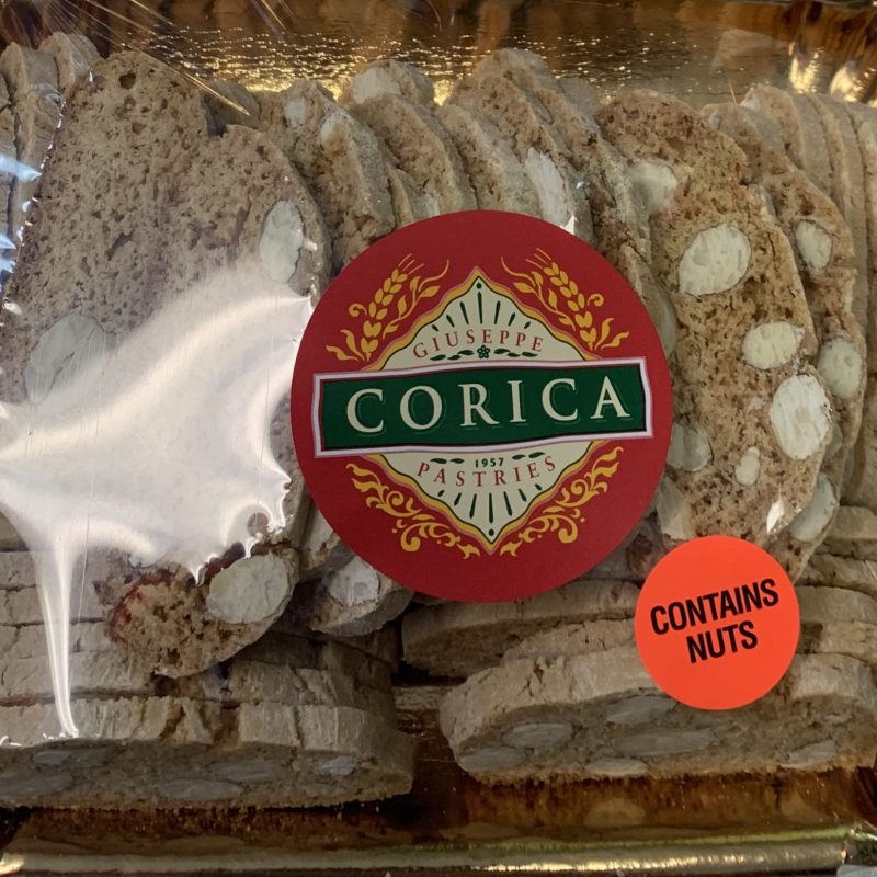 Cantucci, from the Biscuits range at Corica Pastries, Northbridge