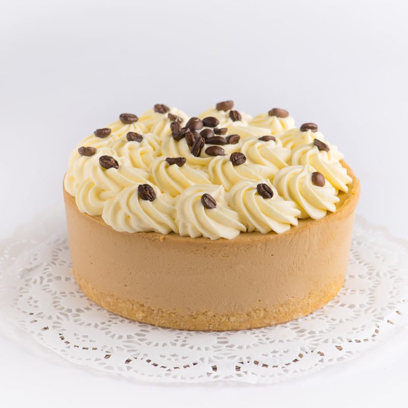 Coffee Cheesecake, from the Special Occasions range at Corica Pastries, Northbridge