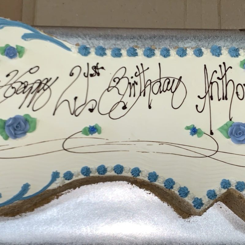 Key, from the Birthday Cakes range at Corica Pastries, Northbridge